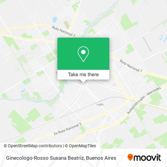 Ginecologo-Rosso Susana Beatriz map