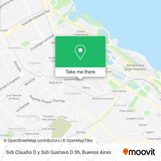 Sidi Claudio D y Sidi Gustavo D Sh map