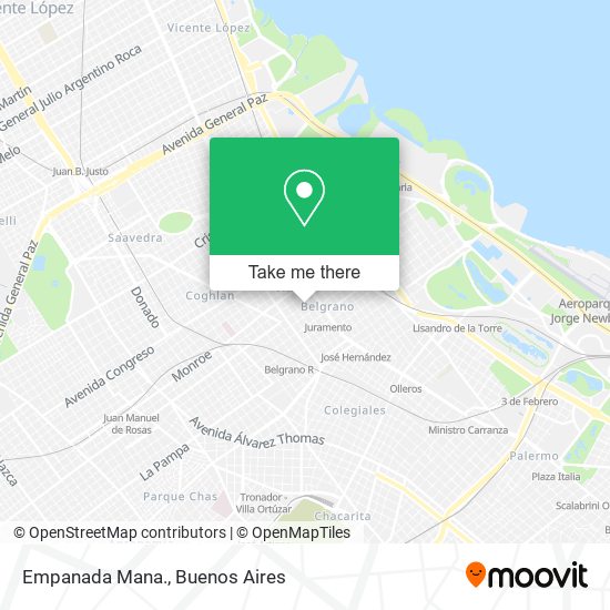 Empanada Mana. map