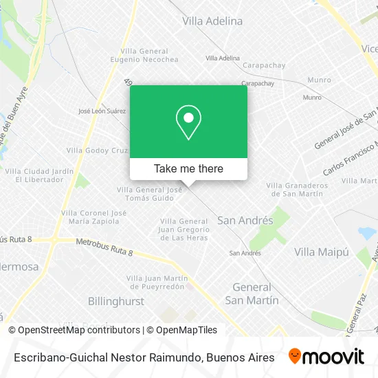Mapa de Escribano-Guichal Nestor Raimundo