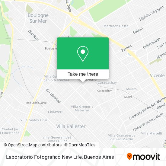 Laboratorio Fotografico New Life map