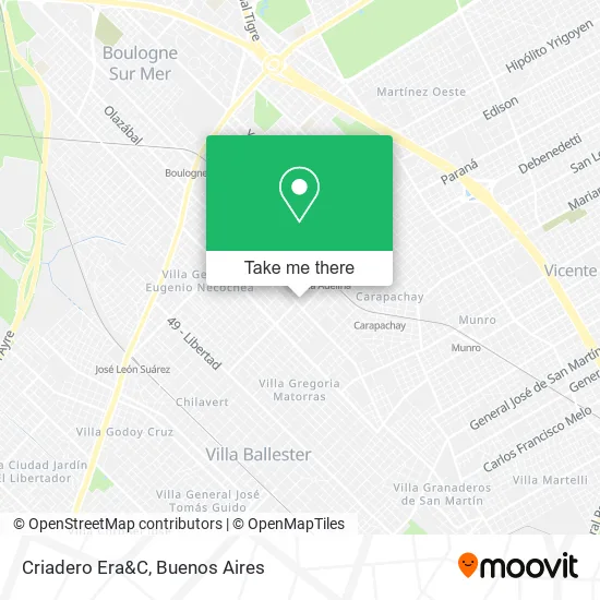 Criadero Era&C map