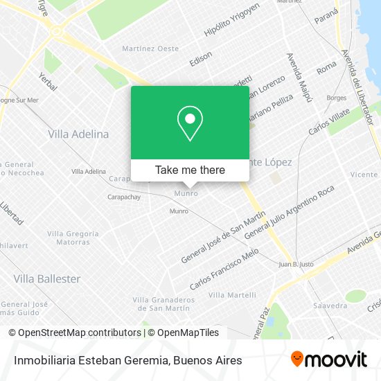 Inmobiliaria Esteban Geremia map