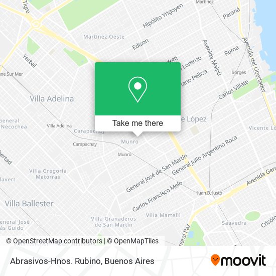 Abrasivos-Hnos. Rubino map