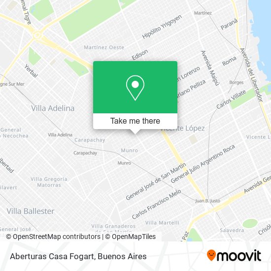 Aberturas Casa Fogart map