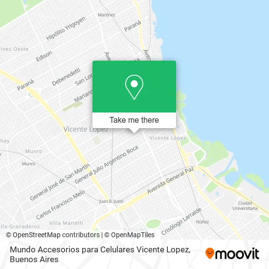 Mapa de Mundo Accesorios para Celulares Vicente Lopez