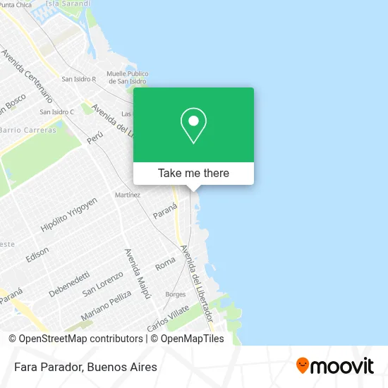Fara Parador map