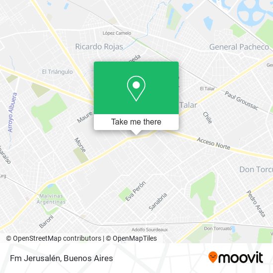 Mapa de Fm Jerusalén