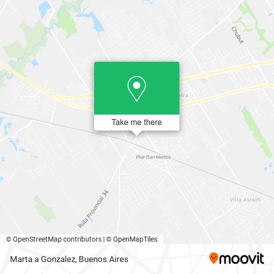 Marta a Gonzalez map