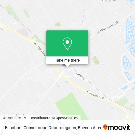 Escobar - Consultorios Odontologicos map