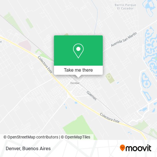 Mapa de Denver
