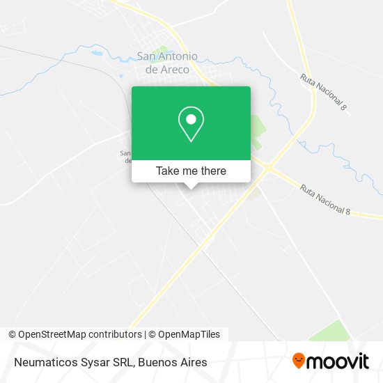 Mapa de Neumaticos Sysar SRL