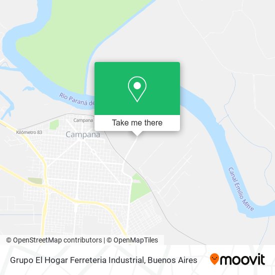 Grupo El Hogar Ferreteria Industrial map