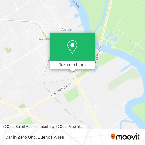 Mapa de Car in Zero Gnc
