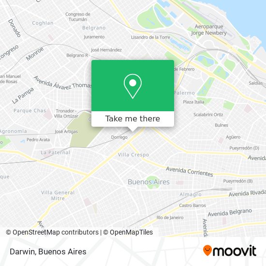 Mapa de Darwin