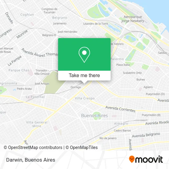 Mapa de Darwin