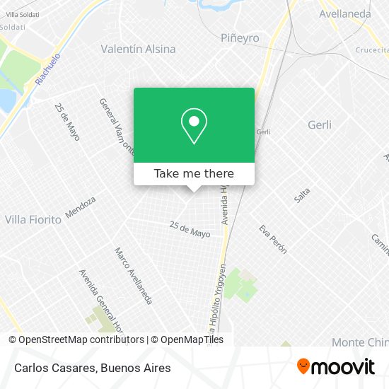 Carlos Casares map