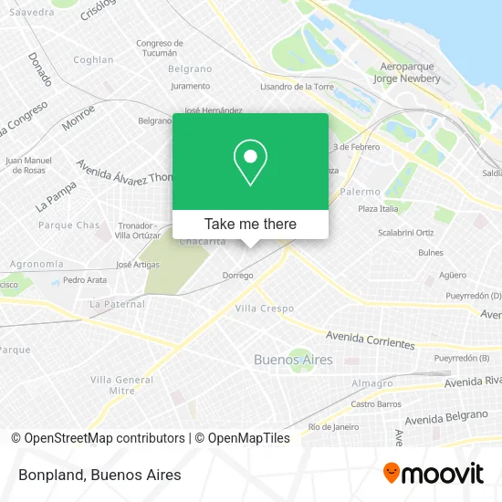 Mapa de Bonpland
