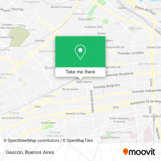 Gascón map