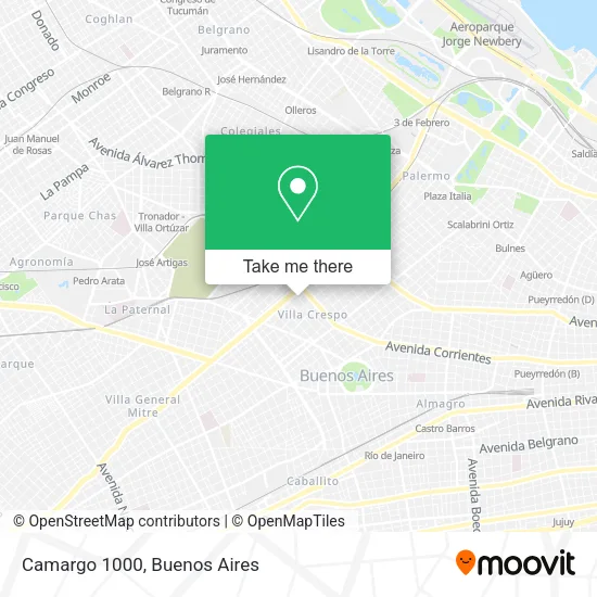Camargo 1000 map