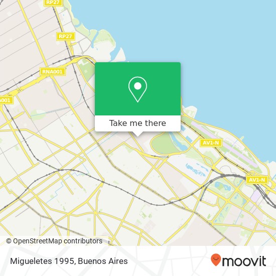 Migueletes 1995 map