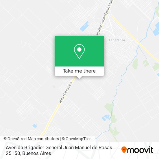 Mapa de Avenida Brigadier General Juan Manuel de Rosas 25150