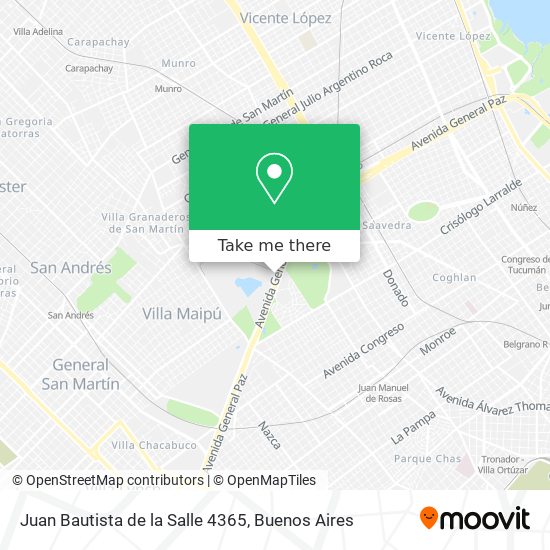 Juan Bautista de la Salle 4365 map