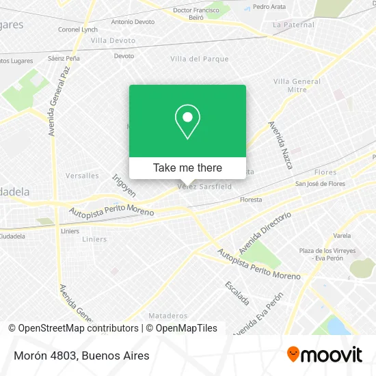 Mapa de Morón 4803