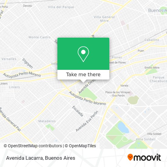 Avenida Lacarra map