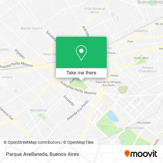 Parque Avellaneda map