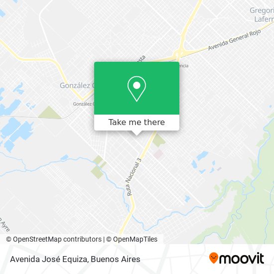 Mapa de Avenida José Equiza