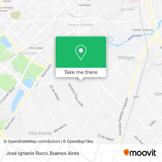 José Ignacio Rucci map