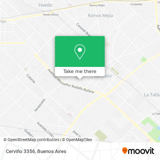 Cerviño 3356 map