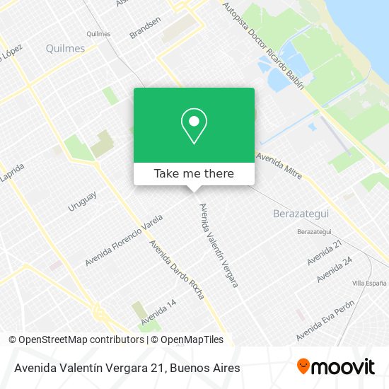 Avenida Valentín Vergara 21 map