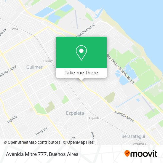 Avenida Mitre 777 map