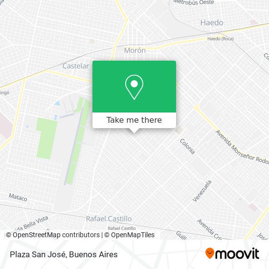 Plaza San José map