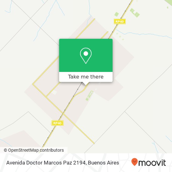 Mapa de Avenida Doctor Marcos Paz 2194