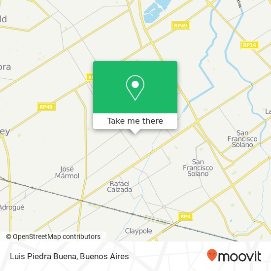 Mapa de Luis Piedra Buena