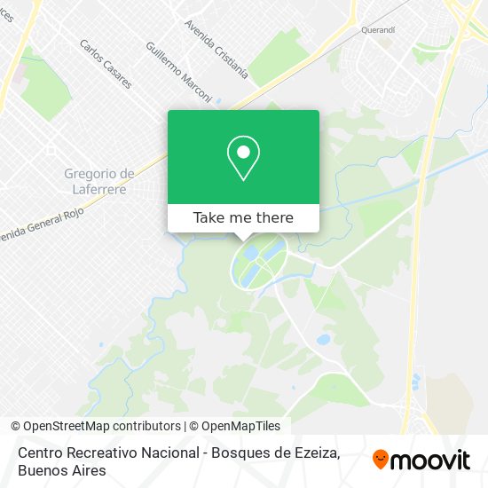 Centro Recreativo Nacional - Bosques de Ezeiza map