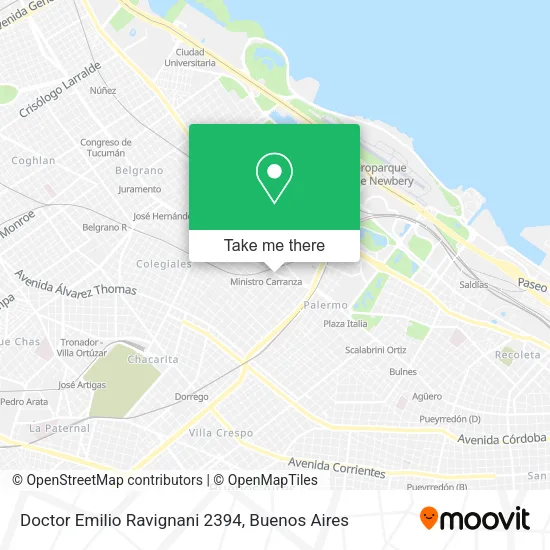 Doctor Emilio Ravignani 2394 map