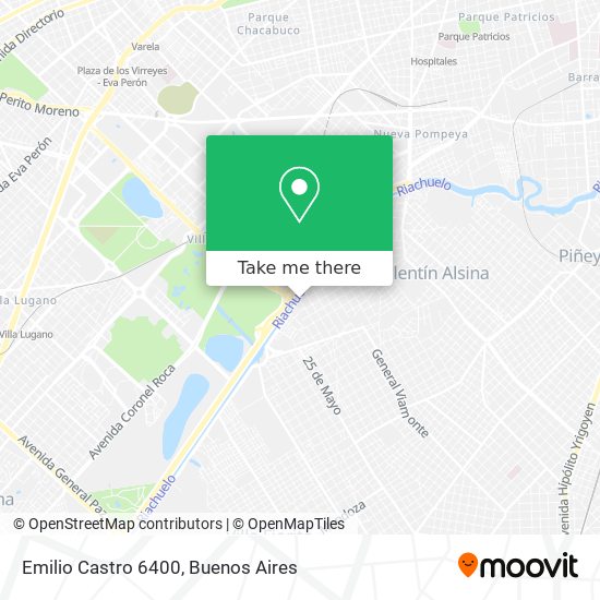 Mapa de Emilio Castro 6400