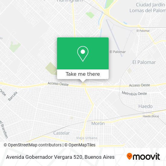 Avenida Gobernador Vergara 520 map