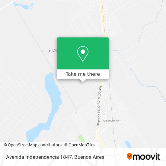 Avenida Independencia 1847 map