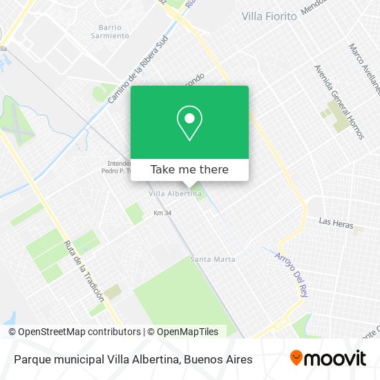 Parque municipal Villa Albertina map