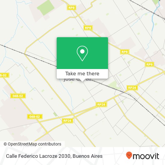 Calle Federico Lacroze 2030 map