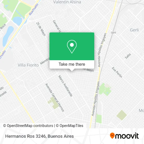 Mapa de Hermanos Ros 3246