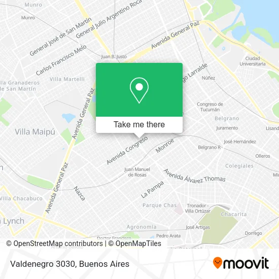 Mapa de Valdenegro 3030