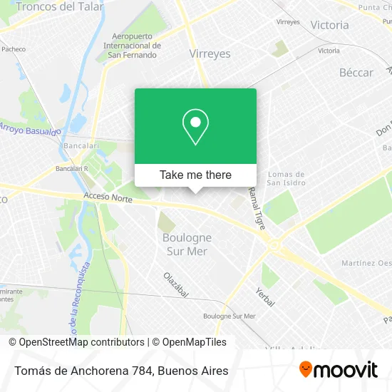 Mapa de Tomás de Anchorena 784