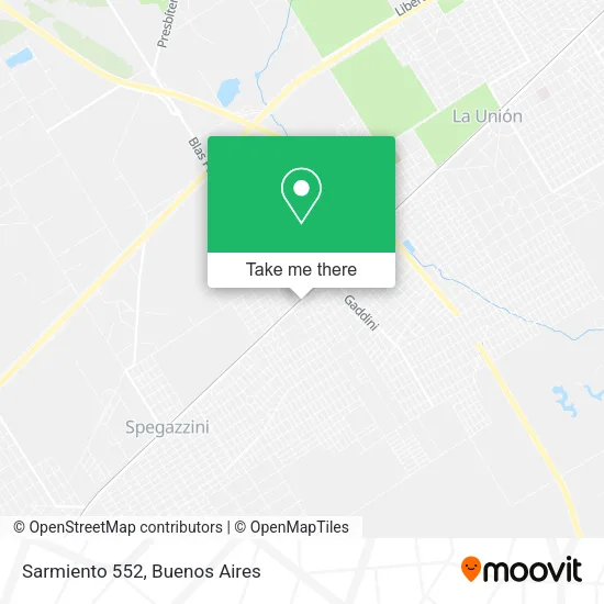 Sarmiento 552 map