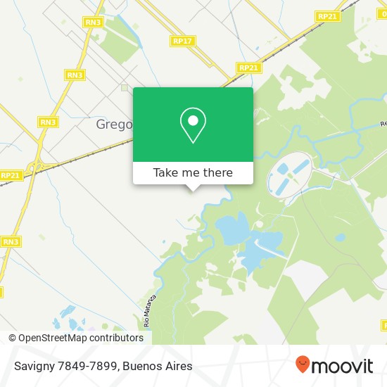 Savigny 7849-7899 map